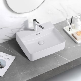 Раковина ABBER Rechteck 50см белый AC2203